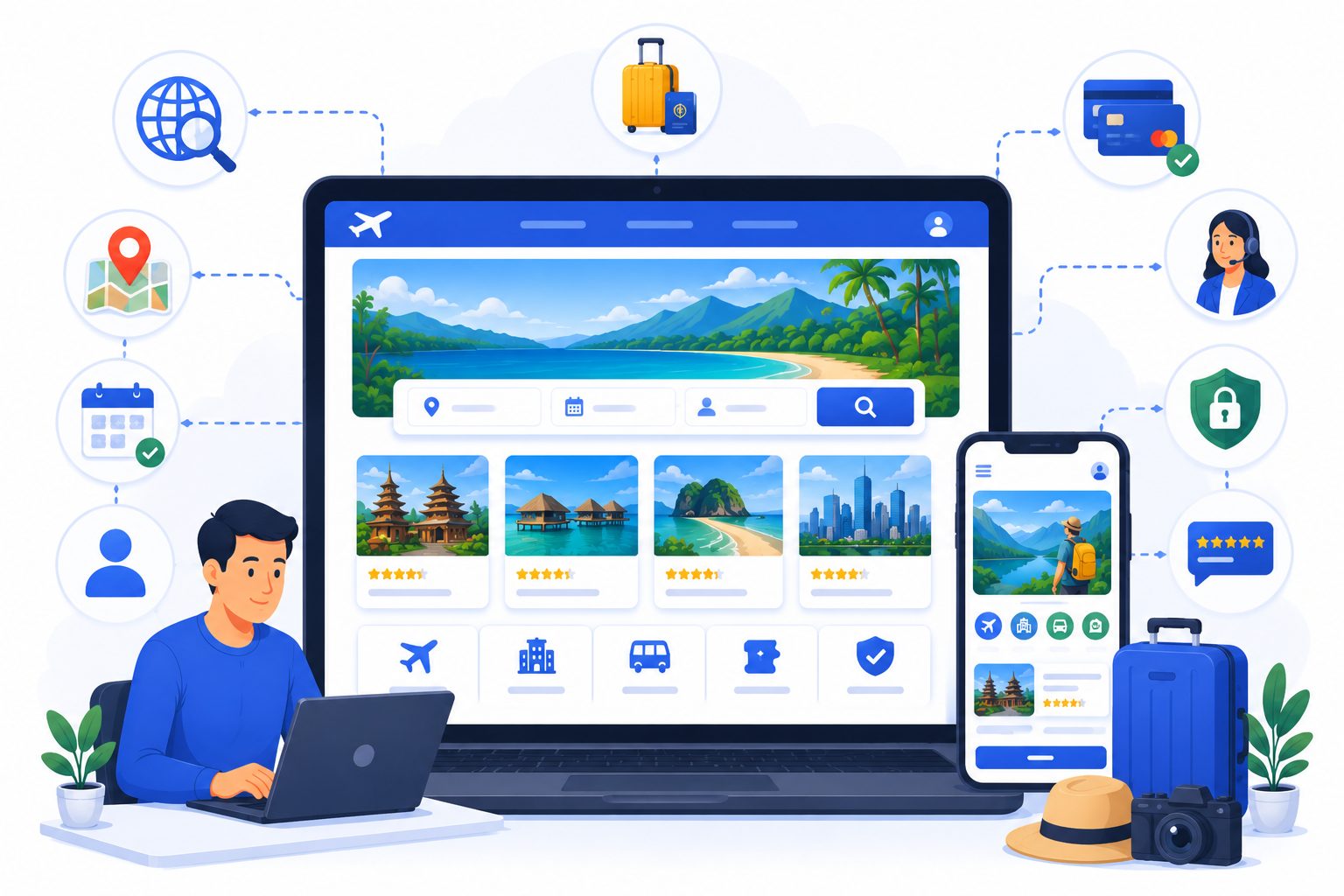 Fitur Website Travel: Bantu Booking Paket Wisata Lebih Mudah