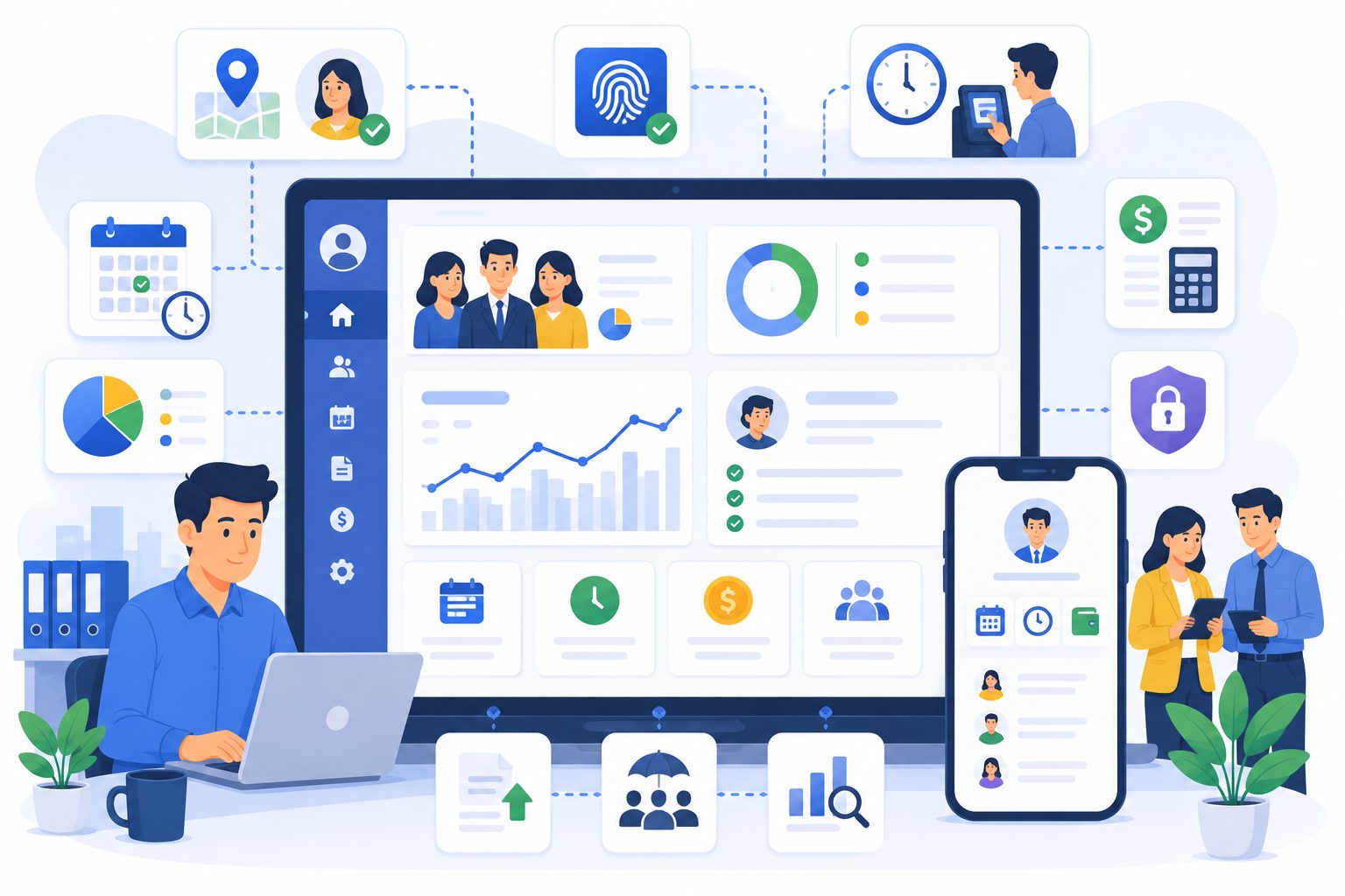 Jasa Aplikasi HRIS untuk Digitalisasi Absensi, Payroll, & HR Management