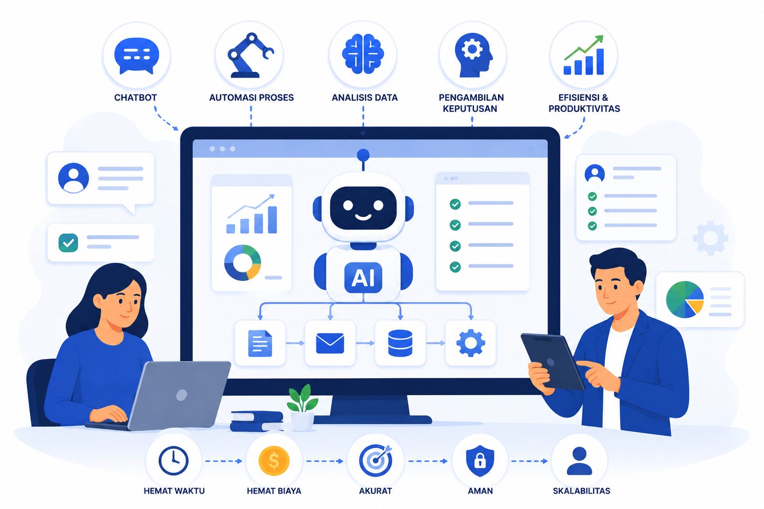 Jasa Pembuatan AI untuk Bisnis: Automasi Proses dan Efisiensi Kerja