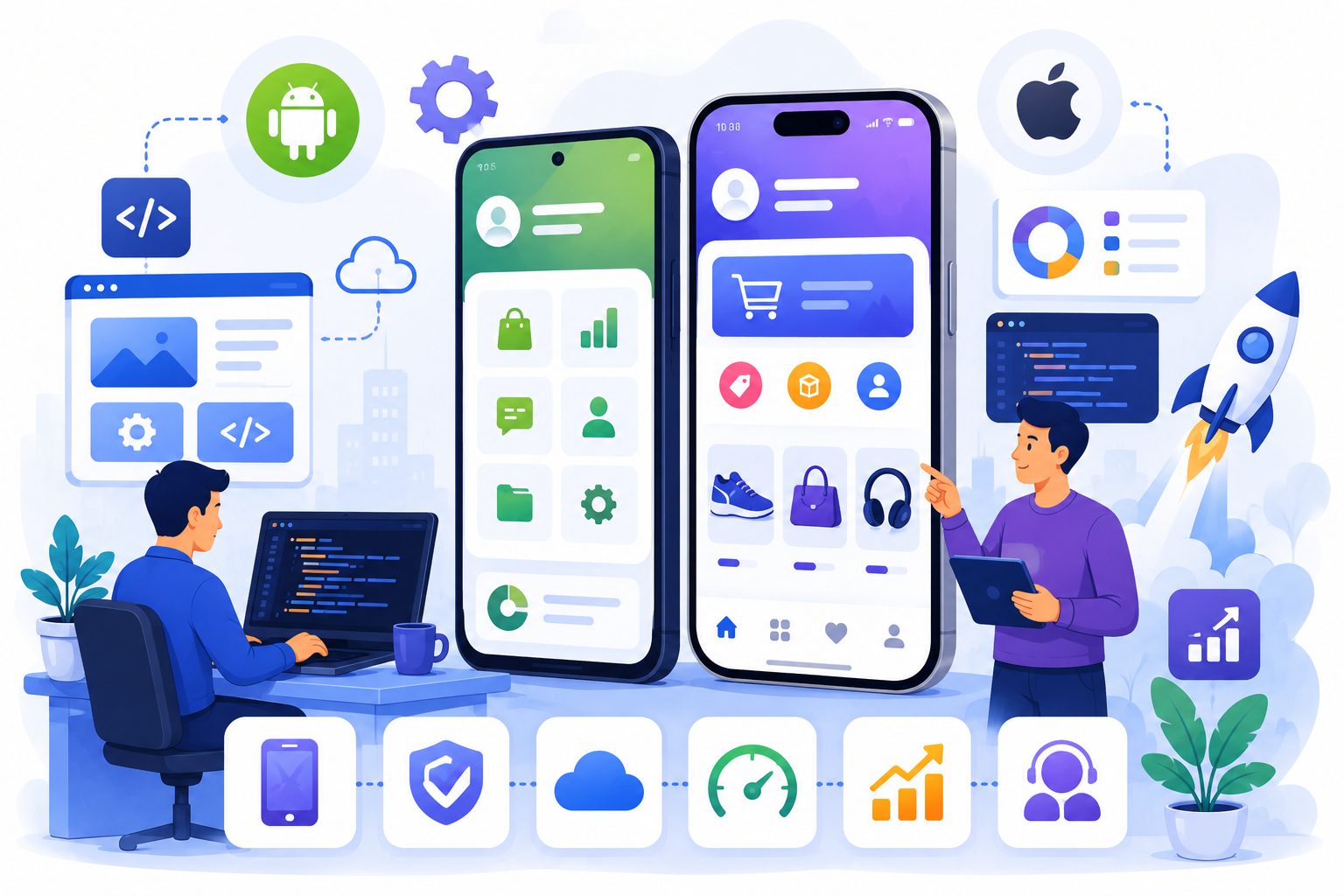 Jasa Pembuatan Aplikasi Mobile Android & iOS untuk Bisnis Modern