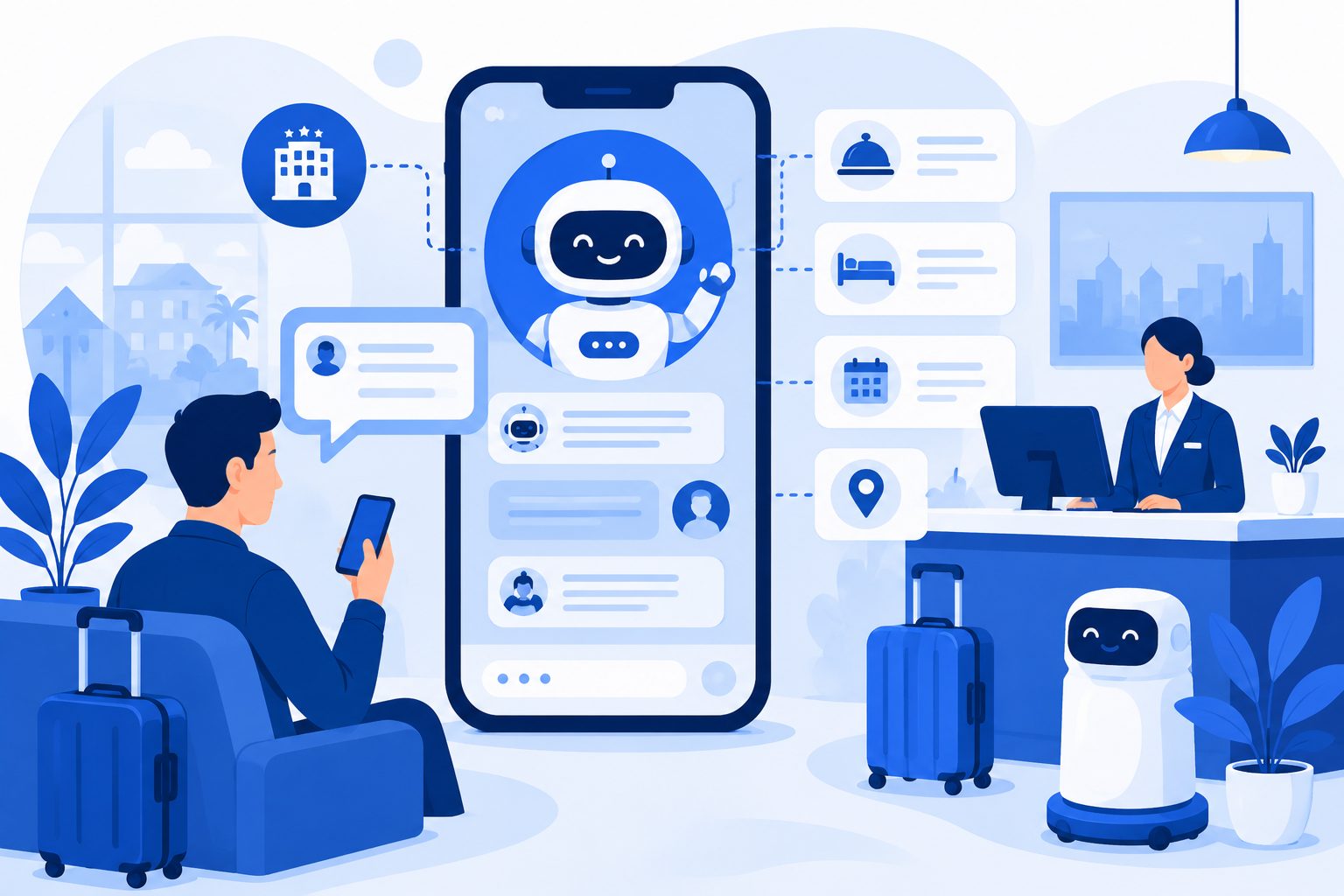 AI Chatbot untuk Hotel: Solusi Layanan Tamu 24 Jam Tanpa Menambah Staf
