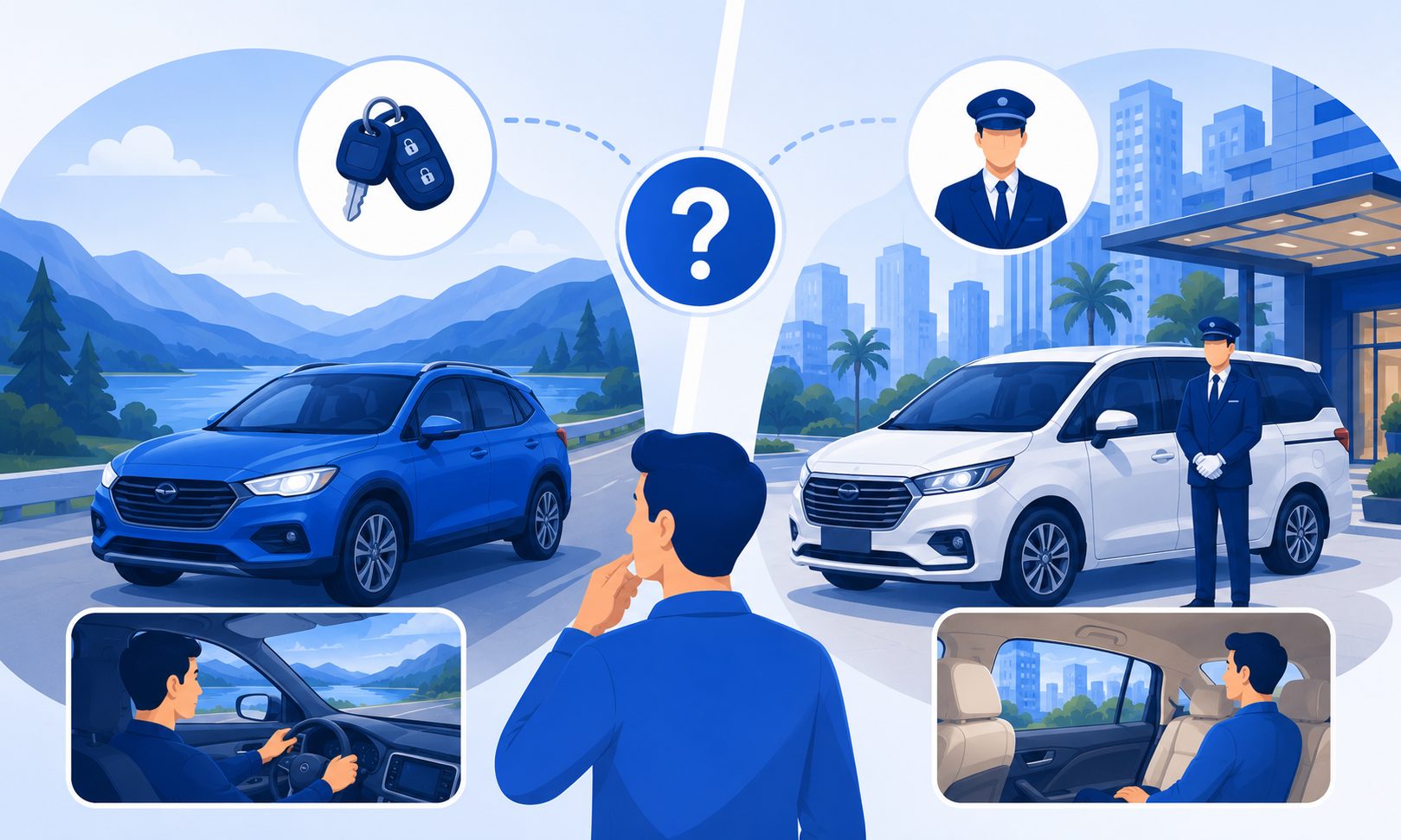 Sewa Mobil Lepas Kunci atau Dengan Sopir? Buat Halaman Booking yang Tepat