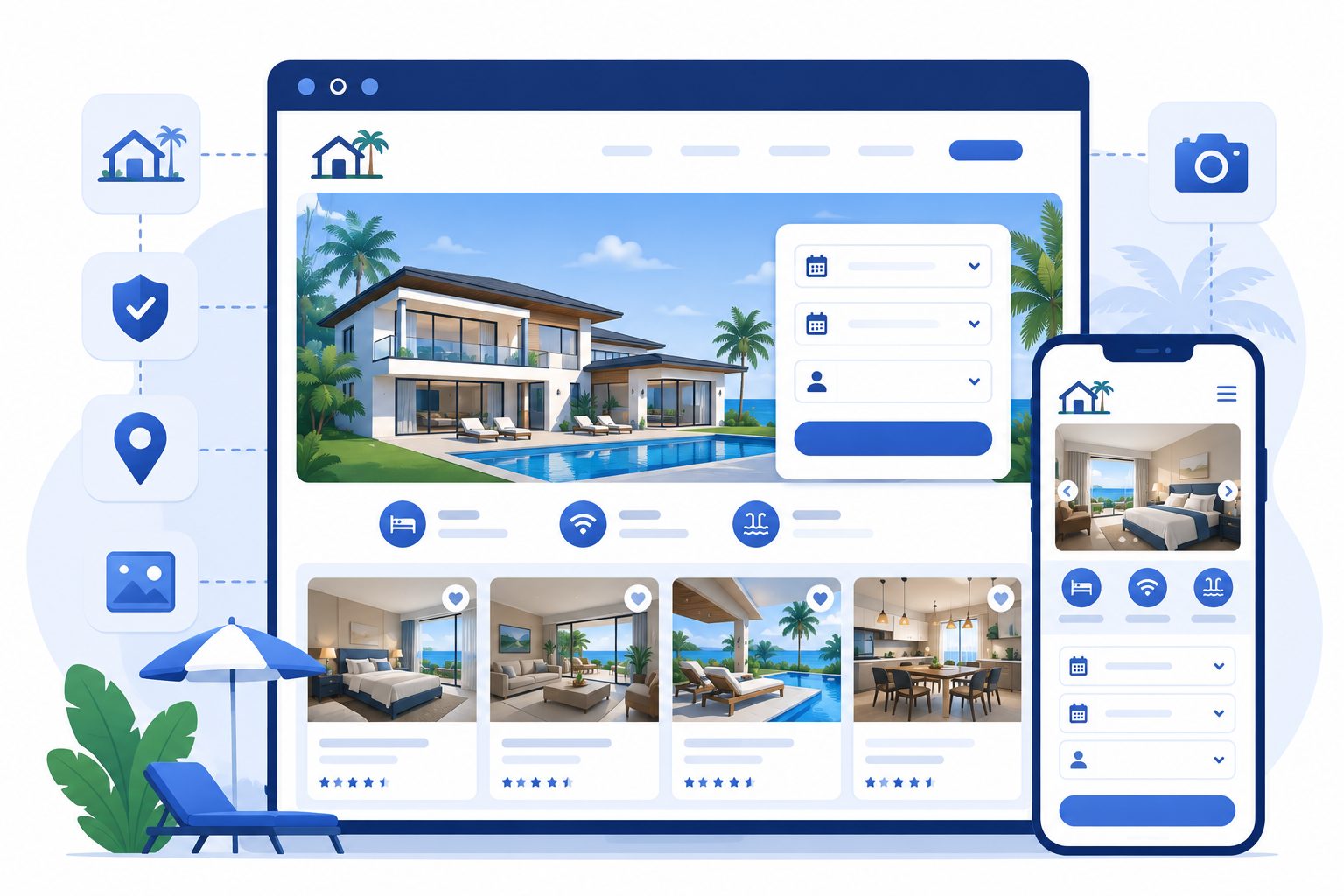 Website Villa Profesional untuk Meningkatkan Pemesanan Langsung