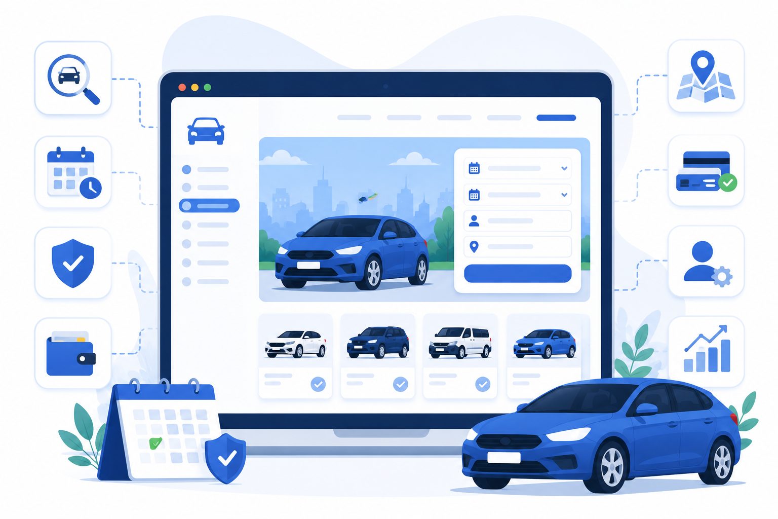 Fitur Website Rental Mobil: Reservasi Online Hal yang Utama