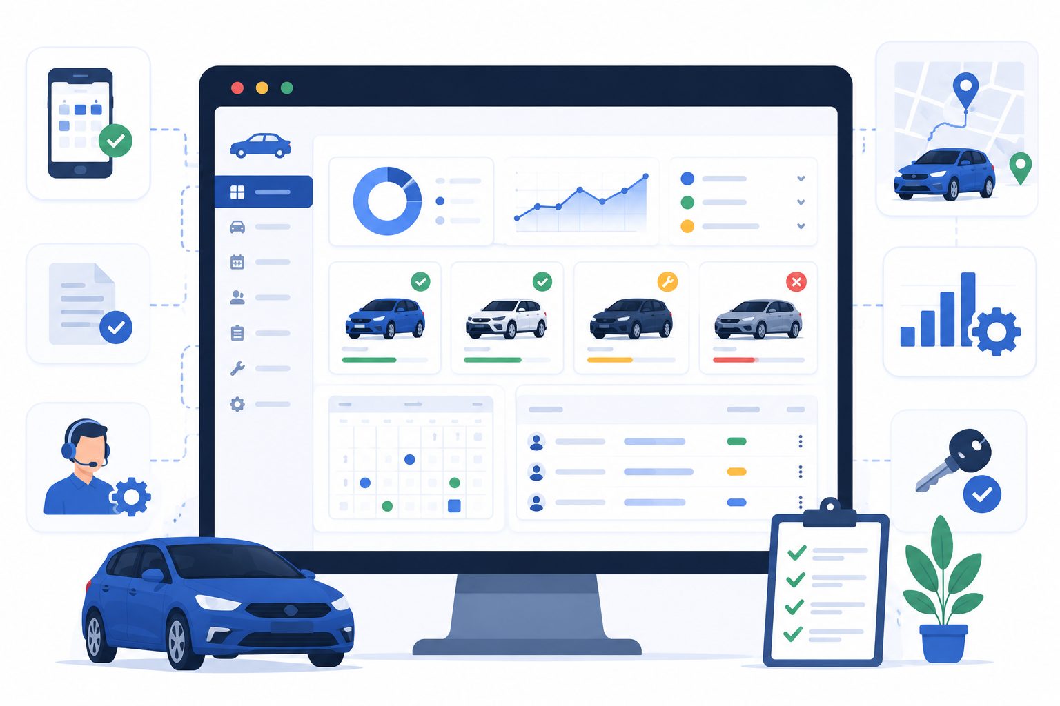Sistem Informasi Rental Mobil untuk Otomatisasi Operasional Bisnis